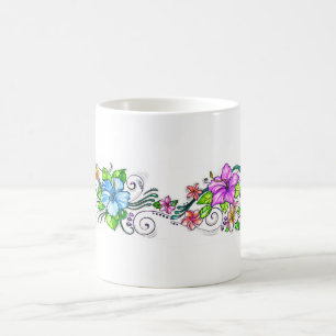 Caneca De Café Flores Hawiian Hibiscus