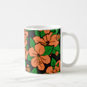 Caneca De Café Flores Hibiscus #5