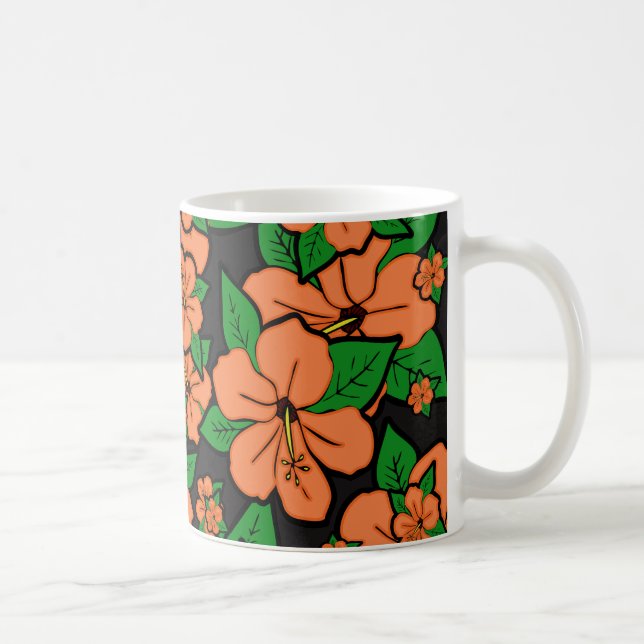 Caneca De Café Flores Hibiscus #5 (Direita)