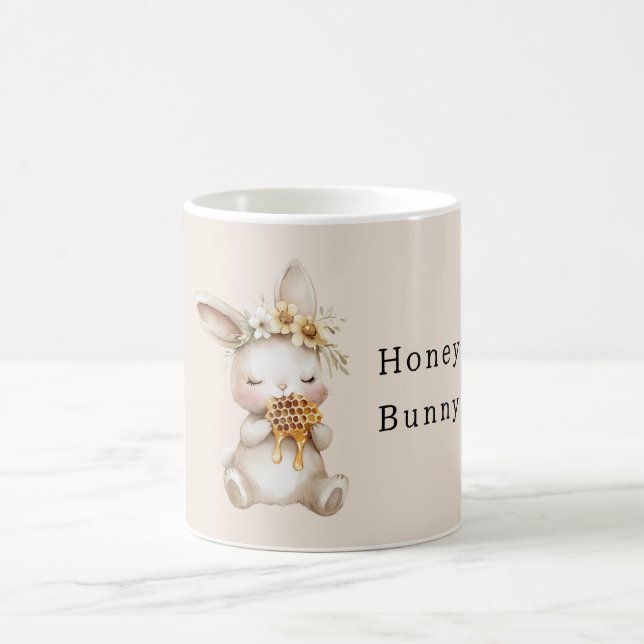 Caneca De Café Flores Honey Bunny (Centro)