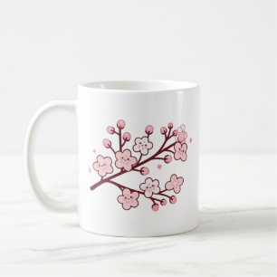 Caneca De Café Flores kawaii sakura