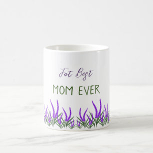 Caneca De Café Flores lavandas