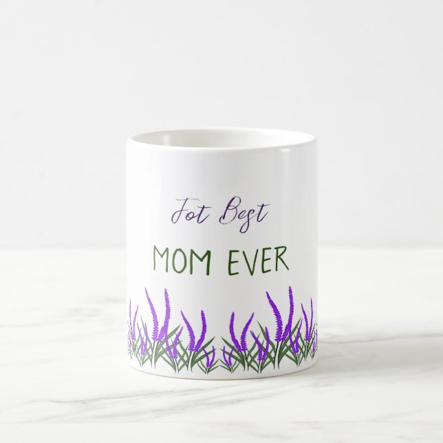 Caneca De Café Flores lavandas (Centro)