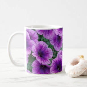 Caneca De Café Flores Lilac Petunia