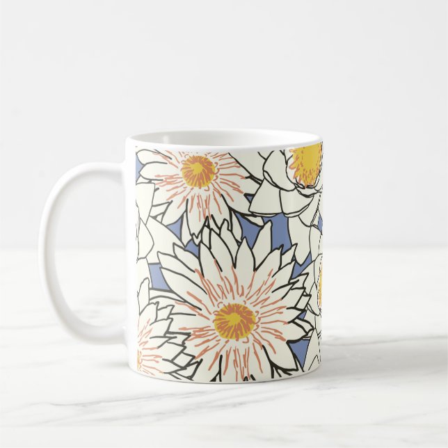 Caneca De Café Flores, lotus lily (Esquerda)