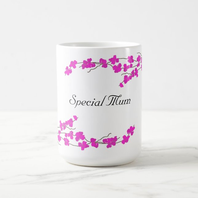 Caneca De Café Flores - Mãe especial (Centro)