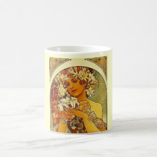 Caneca De Café flores mucha