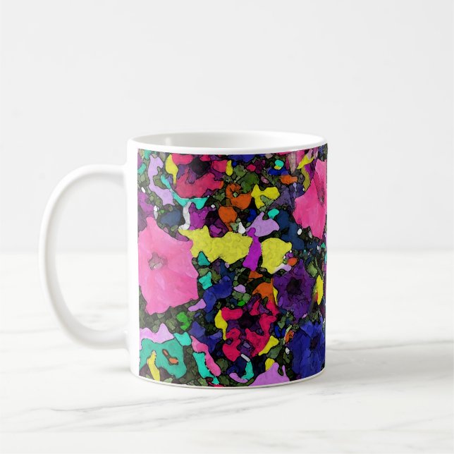 Caneca De Café Flores para jogar ~ Mug / Taça (Esquerda)