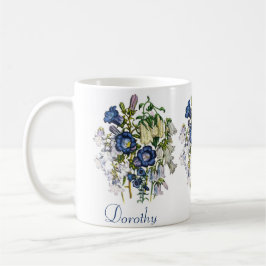 Caneca De Café Flores Personalizadas