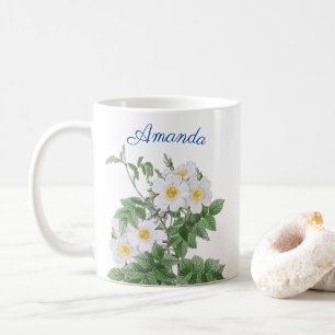 CANECA DE CAFÉ FLORES PERSONALIZADOS