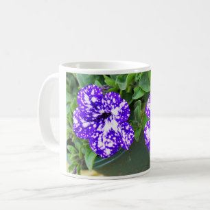 Caneca De Café Flores Petunia