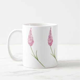 Caneca De Café Flores Pintadas À Mão Belas