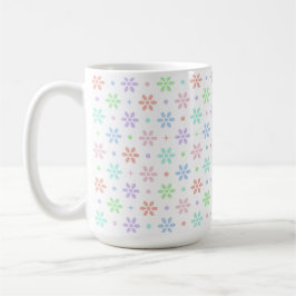 Caneca De Café Flores, Pontos e Faíscas