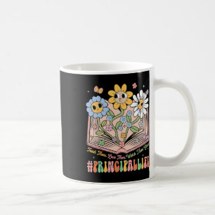 Caneca De Café Flores Principais Retro Ensine-as Ame-as Observe
