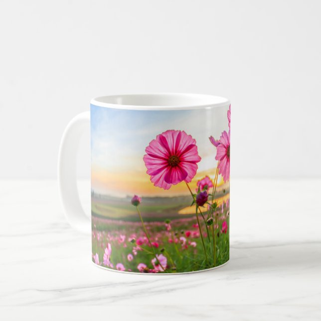 Caneca De Café Flores |Província de Chiang Rai, Tailândia (Frente Esquerda)
