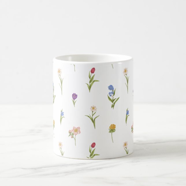 Caneca De Café Flores selvagens (Centro)