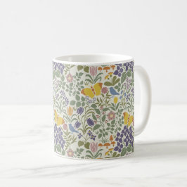 Caneca De Café Flores Selvagens da Voysey Coffee Mug