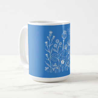 Caneca De Café Flores Silvestres Botânicas