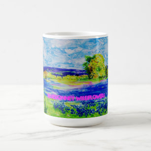 Caneca De Café flores silvestres de bluebonnet