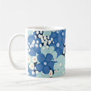 Caneca De Café Flores Silvestres de Camomila Vintage: Impressão R