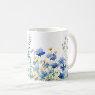 Caneca De Café Flores Silvestres Floral, Jardim Botânico, gif Col