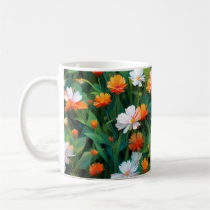 Caneca De Café Flores silvestres no campo-20632