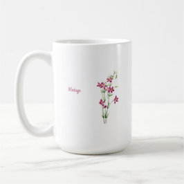 Caneca De Café Flores Vintage - Centaurium por Mary Vaux Walcott
