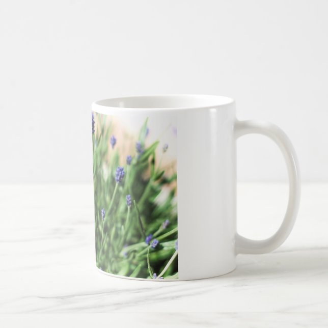 Caneca De Café Flores Violetas - Mug (Direita)