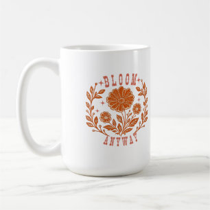 Caneca De Café Florescer de Qualquer Jeito