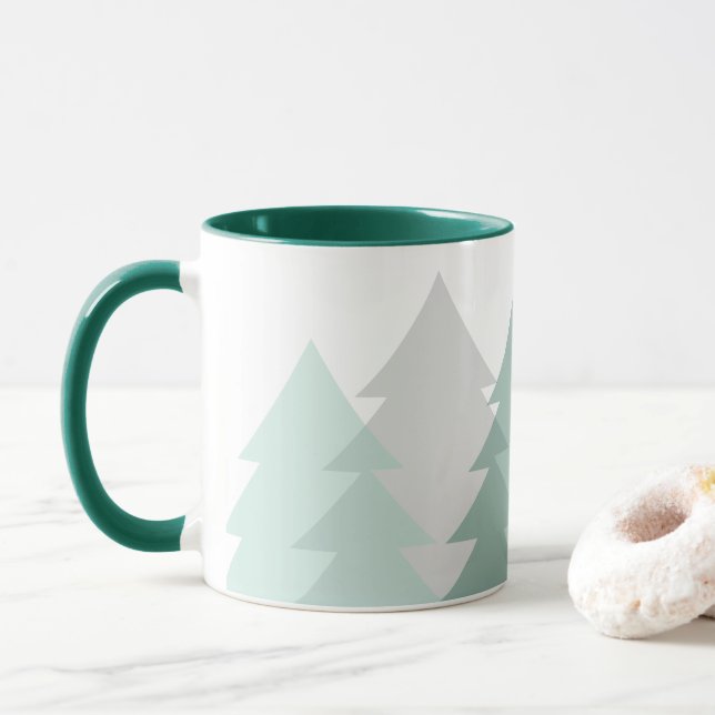 Caneca de Café Floresta (Com Donut)