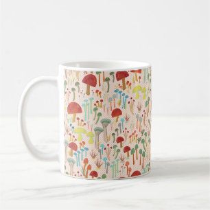Caneca De Café Floresta Beige Mushroom