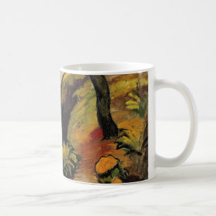 Caneca De Café Floresta Brook por August Macke Expressionismo Vin