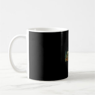 Caneca De Café Floresta da vida selvagem retrô natureza árvores a