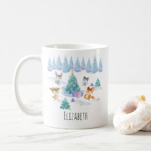 Caneca De Café Floresta Dançante - Caqueta de Natal