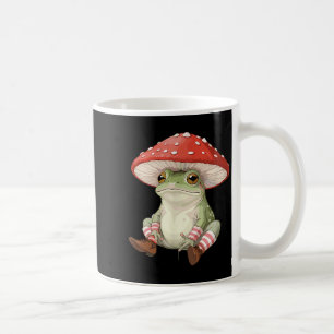Caneca De Café Floresta de Cogumelo de Sapo Natureza Estética Cot