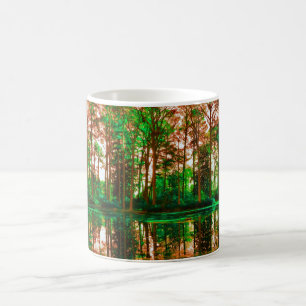 Caneca De Café Floresta de Fantasia por Shirley Taylor