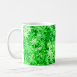 Caneca De Café Floresta de Natal brilhando