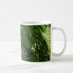 Caneca De Café Floresta de Palmeiras Natureza Tropical