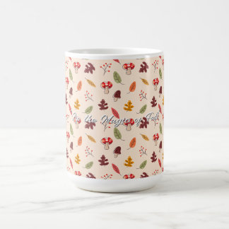 Caneca De Café Floresta Enfeitiçada de Outono