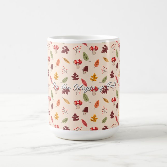 Caneca De Café Floresta Enfeitiçada de Outono (Centro)