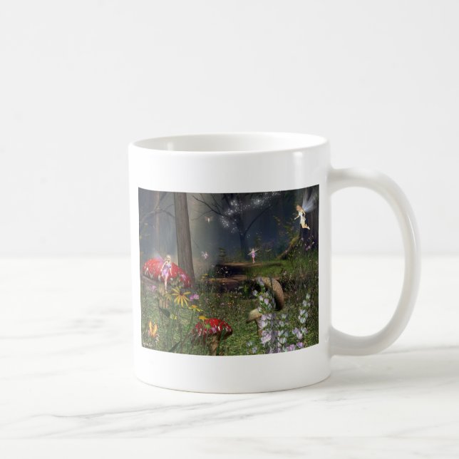 Caneca De Café Floresta feericamente (Direita)