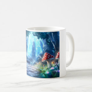Caneca De Café Floresta Mushroom