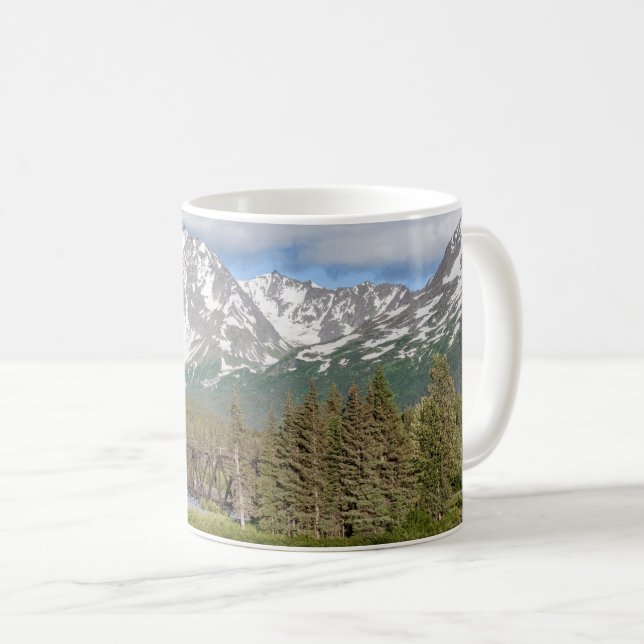 Caneca De Café Floresta Nacional da Estrada Cêntrica em Encaminha (Frente Esquerda)