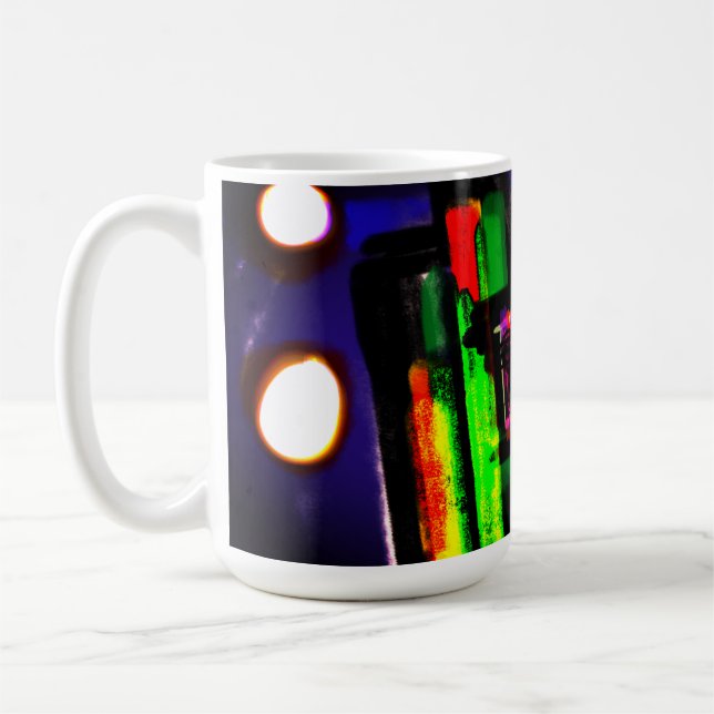 Caneca De Café Floresta nebulosa de Wolf (Esquerda)