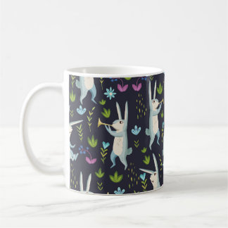 Caneca De Café Floresta. padrão sem falhas
