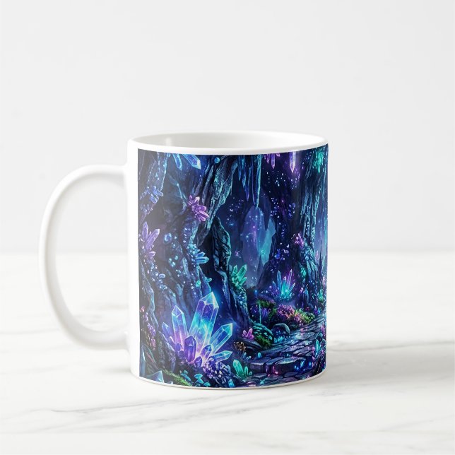 Caneca De Café Floresta Radiante com Lago (Esquerda)