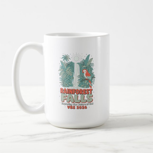 Caneca De Café Floresta Tropical Cai VBS 2026 Explorando a Nature (Esquerda)