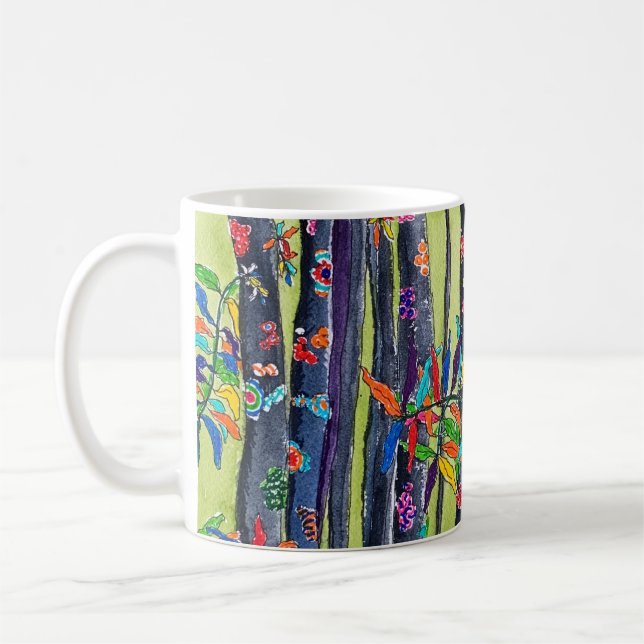 Caneca De Café Floresta Verde 2 Mug (Esquerda)