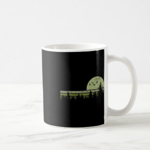 Caneca De Café Floresta Vintage Natureza Árvores Caminhada Exteri
