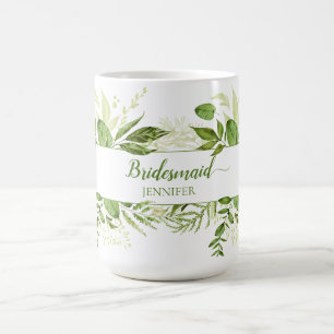 Caneca De Café Florestas Botânicas Bridesmaid Mug